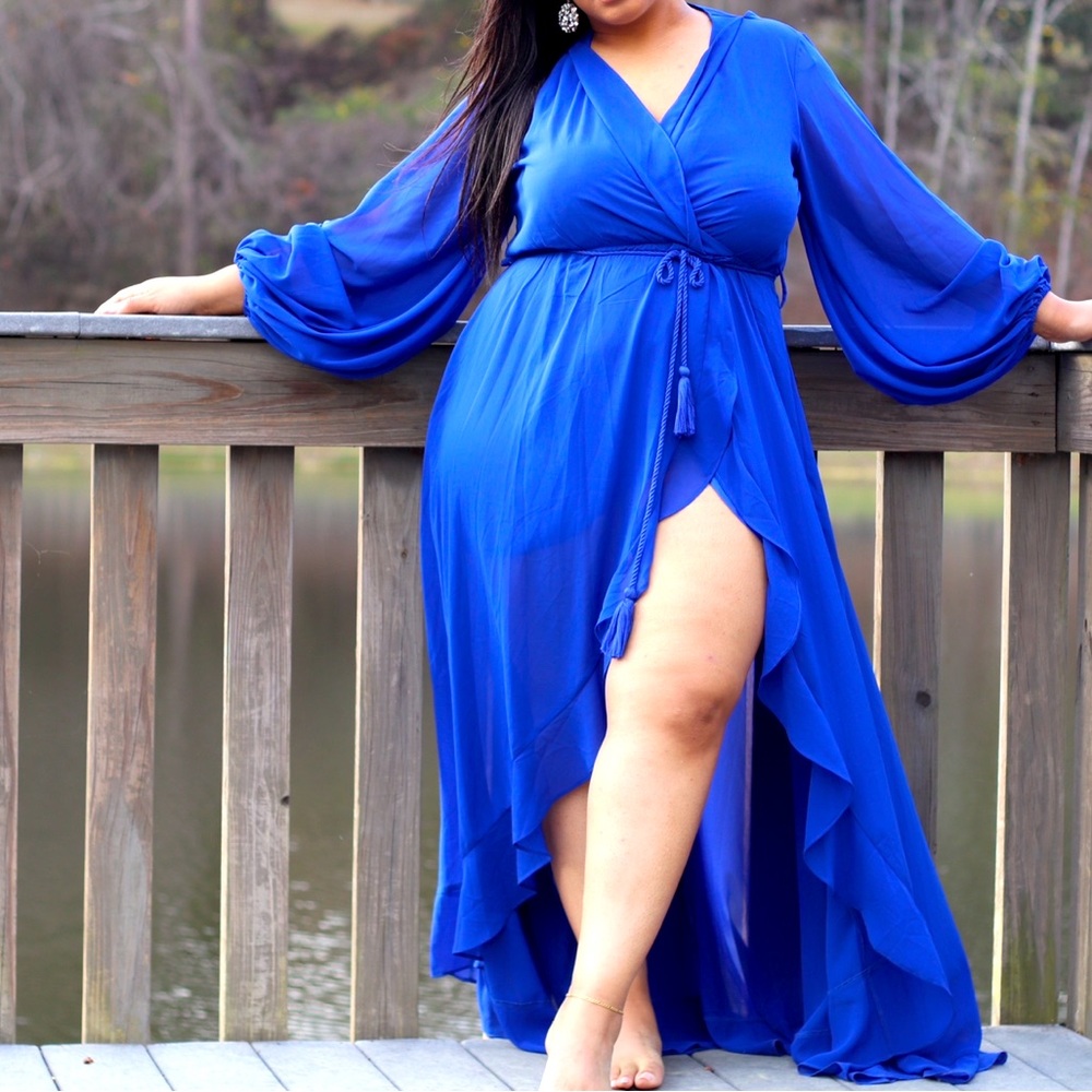 Elegant Beautiful Blue Dress